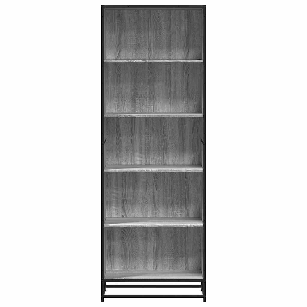 Bookcase Grey Sonoma 60x35x170,5 cm Engineered Wood
