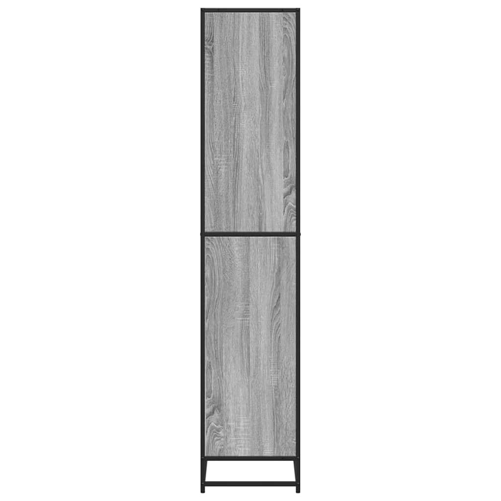 Bookcase Grey Sonoma 60x35x170,5 cm Engineered Wood