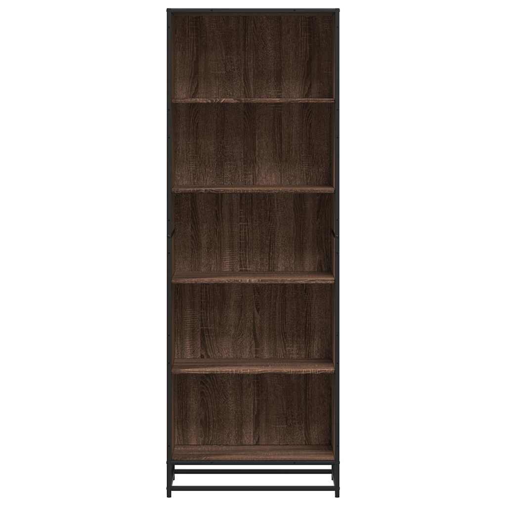 Bookcase Brown Oak 60x35x170,5 cm Engineered Wood