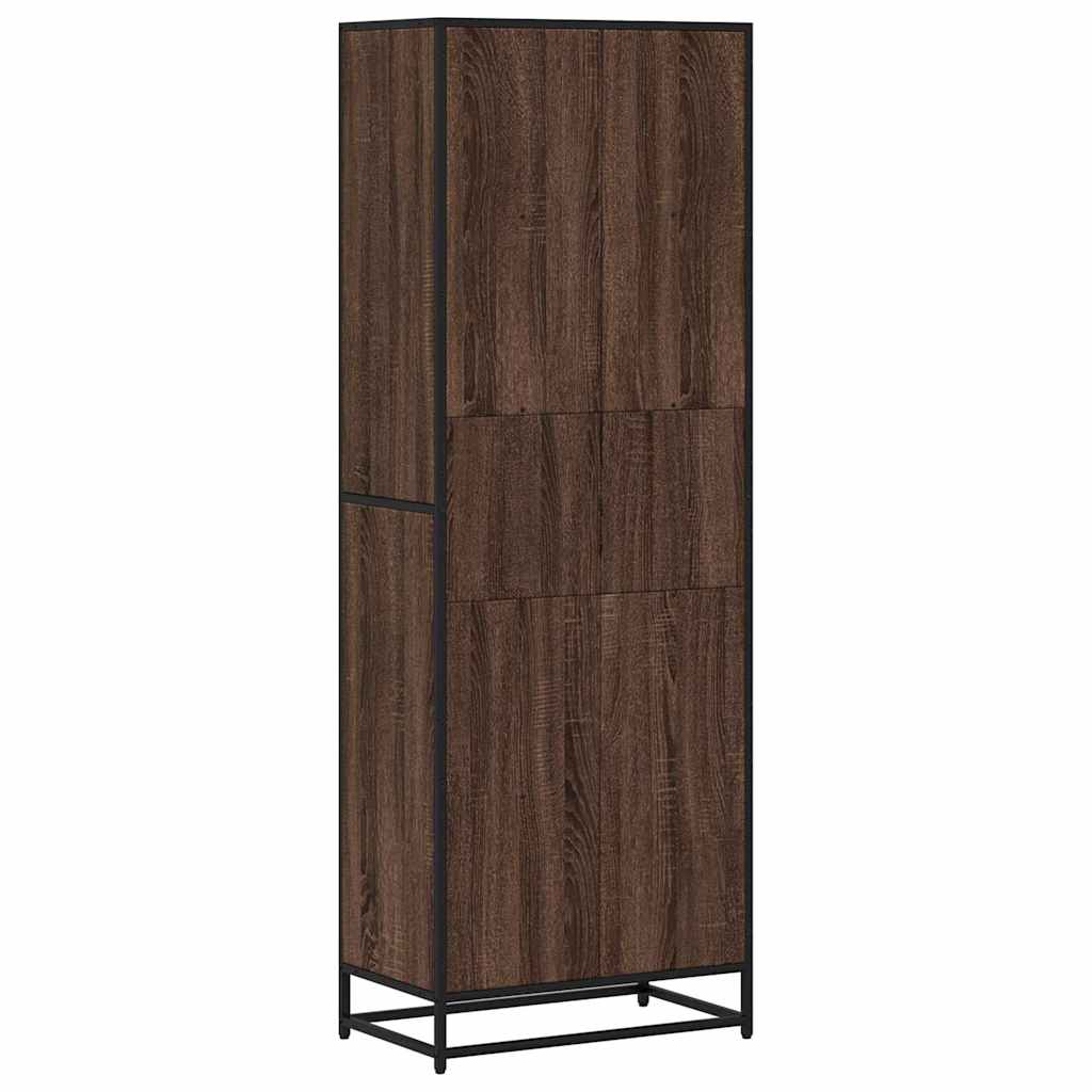 Bookcase Brown Oak 60x35x170,5 cm Engineered Wood