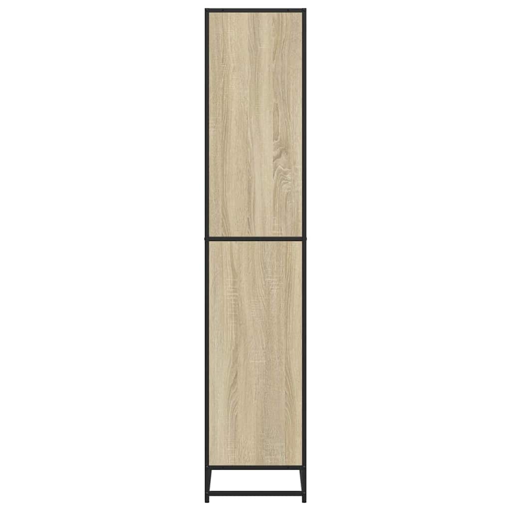 Bookcase Sonoma Oak 80,5x35x170,5 cm Engineered Wood