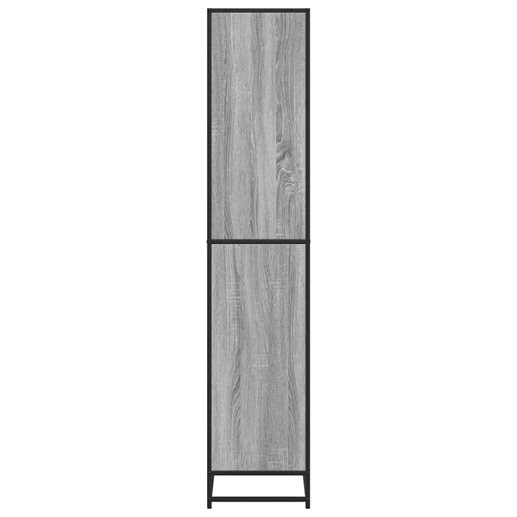 Bookcase Grey Sonoma 80,5x35x170,5 cm Engineered Wood
