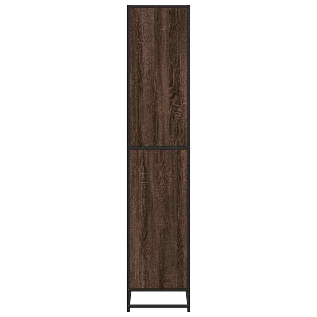 Bookcase Brown Oak 80,5x35x170,5 cm Engineered Wood