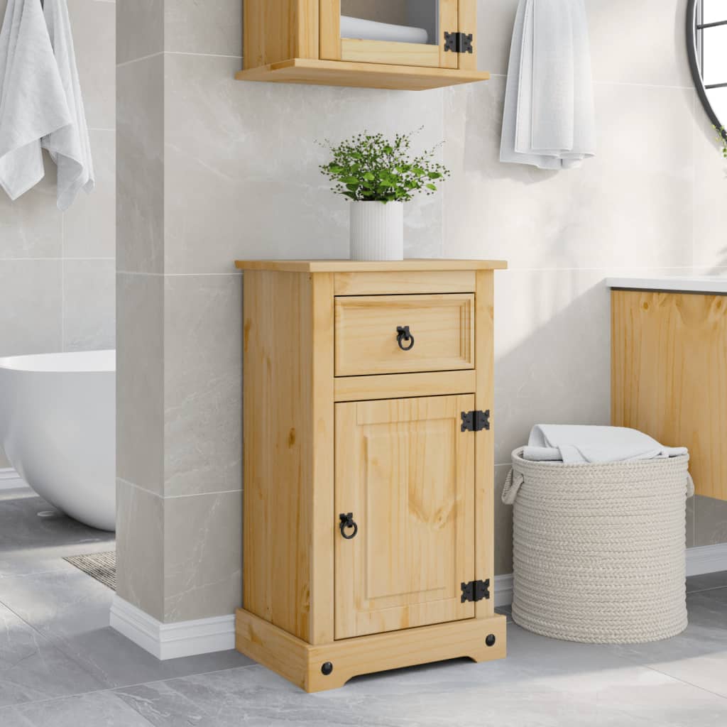 Bathroom Cabinet "Corona" 45x33x80 cm Solid Wood Pine