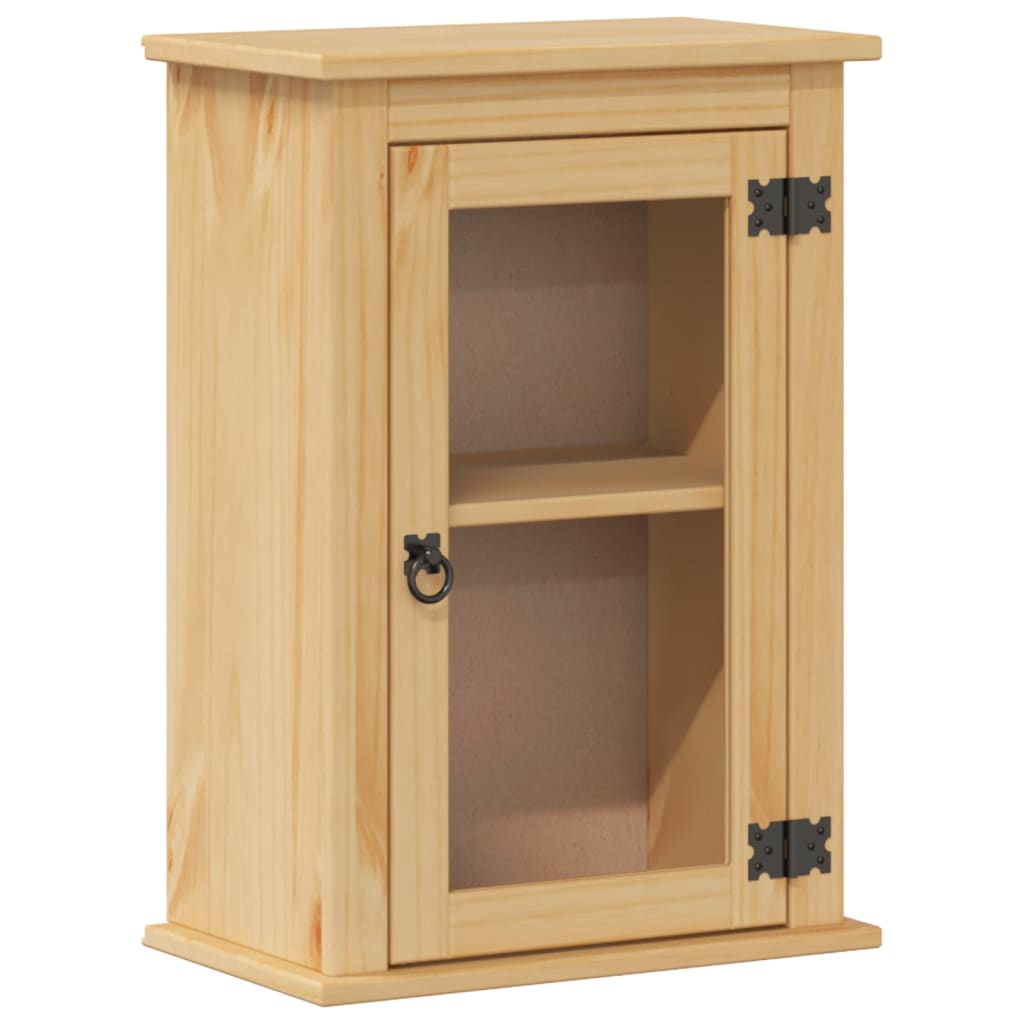 Bathroom Wall Cabinet "Corona" 45x27x64,5 cm Solid Wood Pine