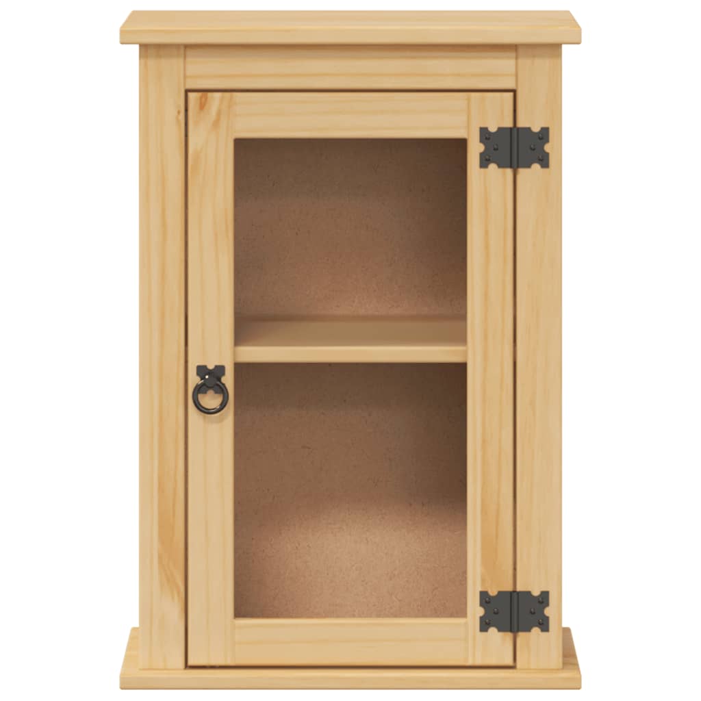 Bathroom Wall Cabinet "Corona" 45x27x64,5 cm Solid Wood Pine