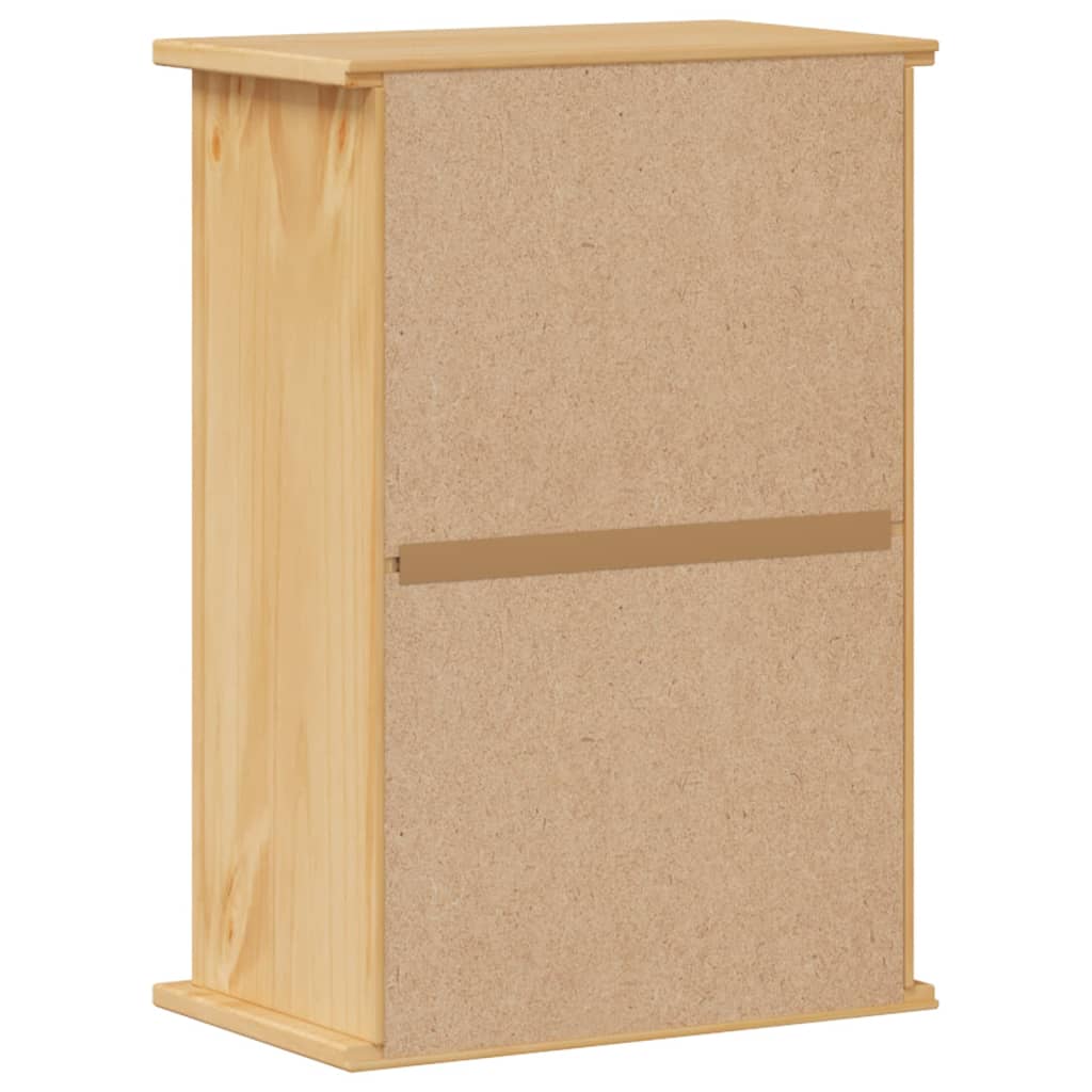 Bathroom Wall Cabinet "Corona" 45x27x64,5 cm Solid Wood Pine