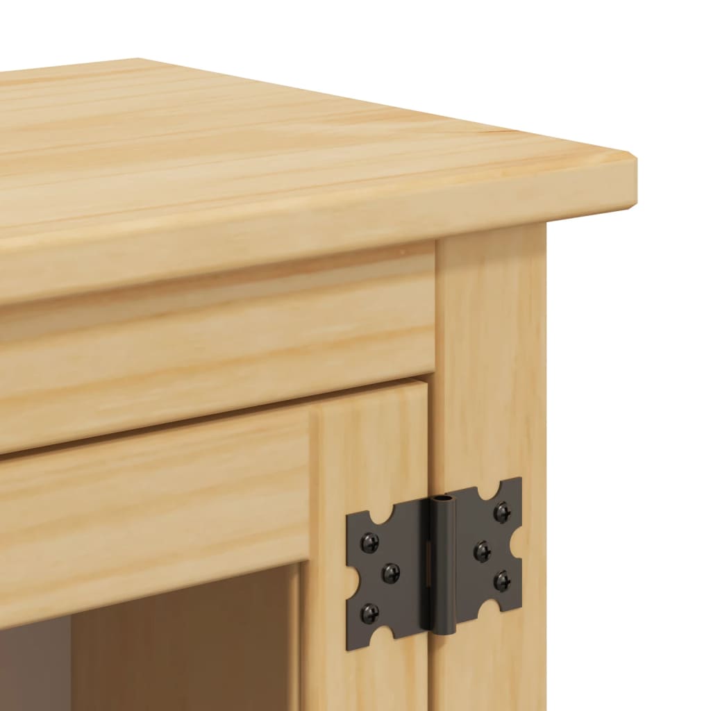 Bathroom Wall Cabinet "Corona" 45x27x64,5 cm Solid Wood Pine