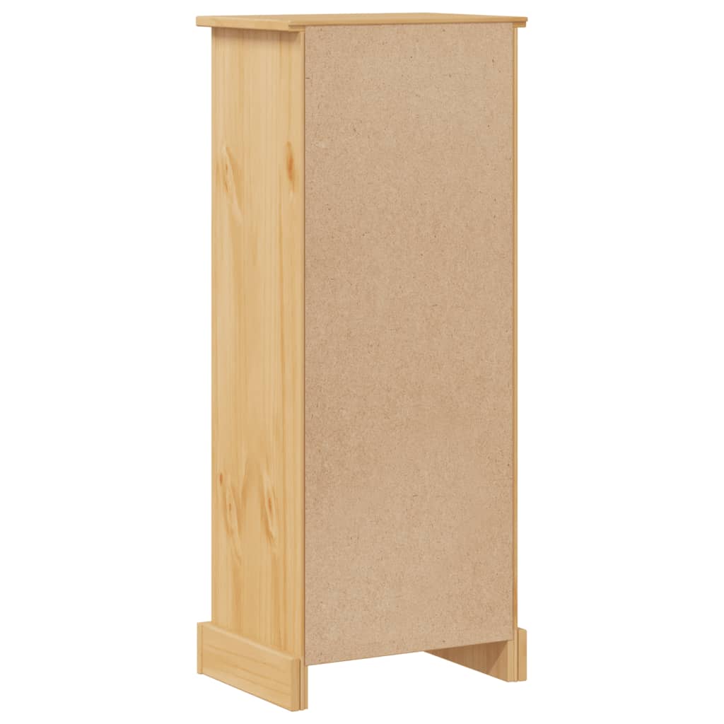 Bathroom Cabinet "Corona" 45x33x110 cm Solid Wood Pine