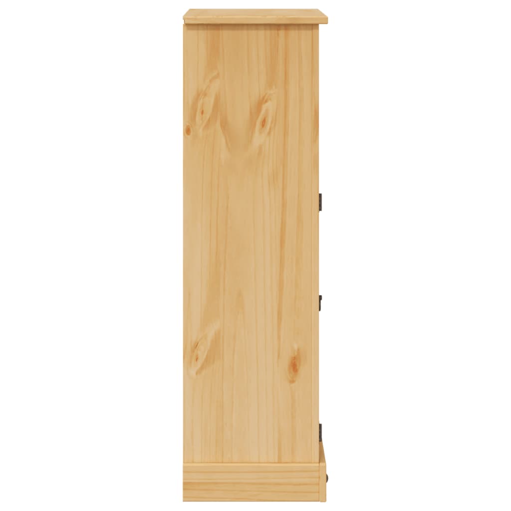 Bathroom Cabinet "Corona" 70x33x110 cm Solid Wood Pine
