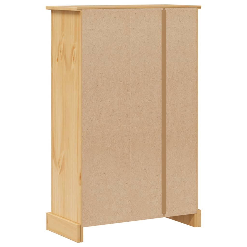 Bathroom Cabinet "Corona" 70x33x110 cm Solid Wood Pine