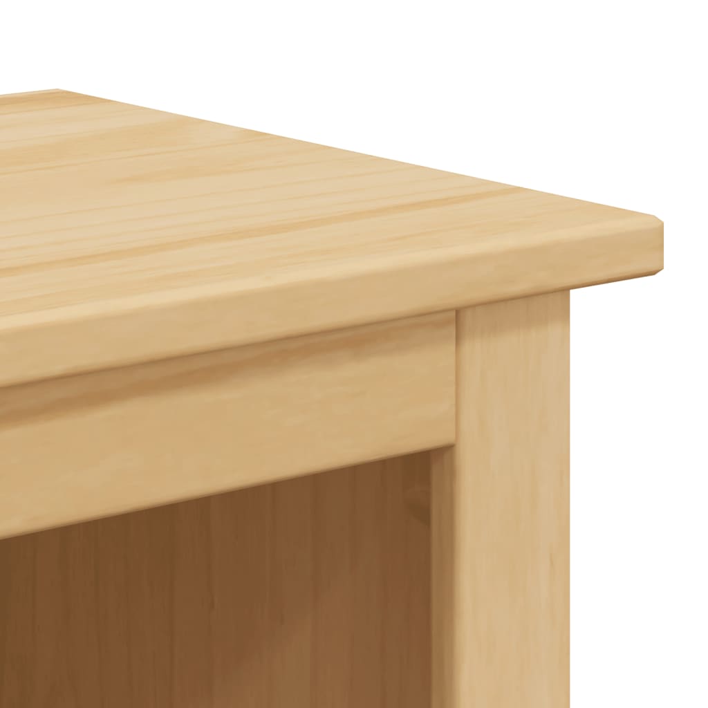 Bathroom Cabinet "Corona" 70x33x110 cm Solid Wood Pine