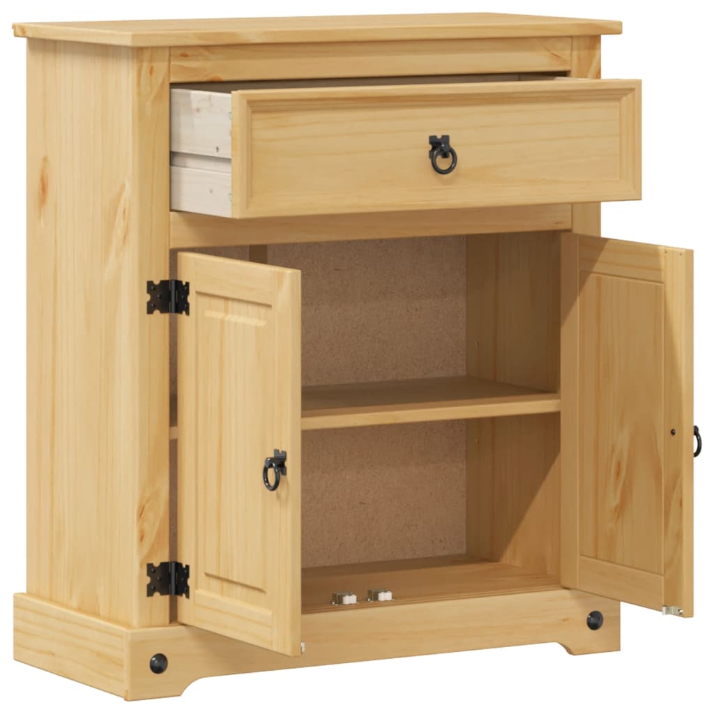 Bathroom Cabinet "Corona" 70x33x80 cm Solid Wood Pine