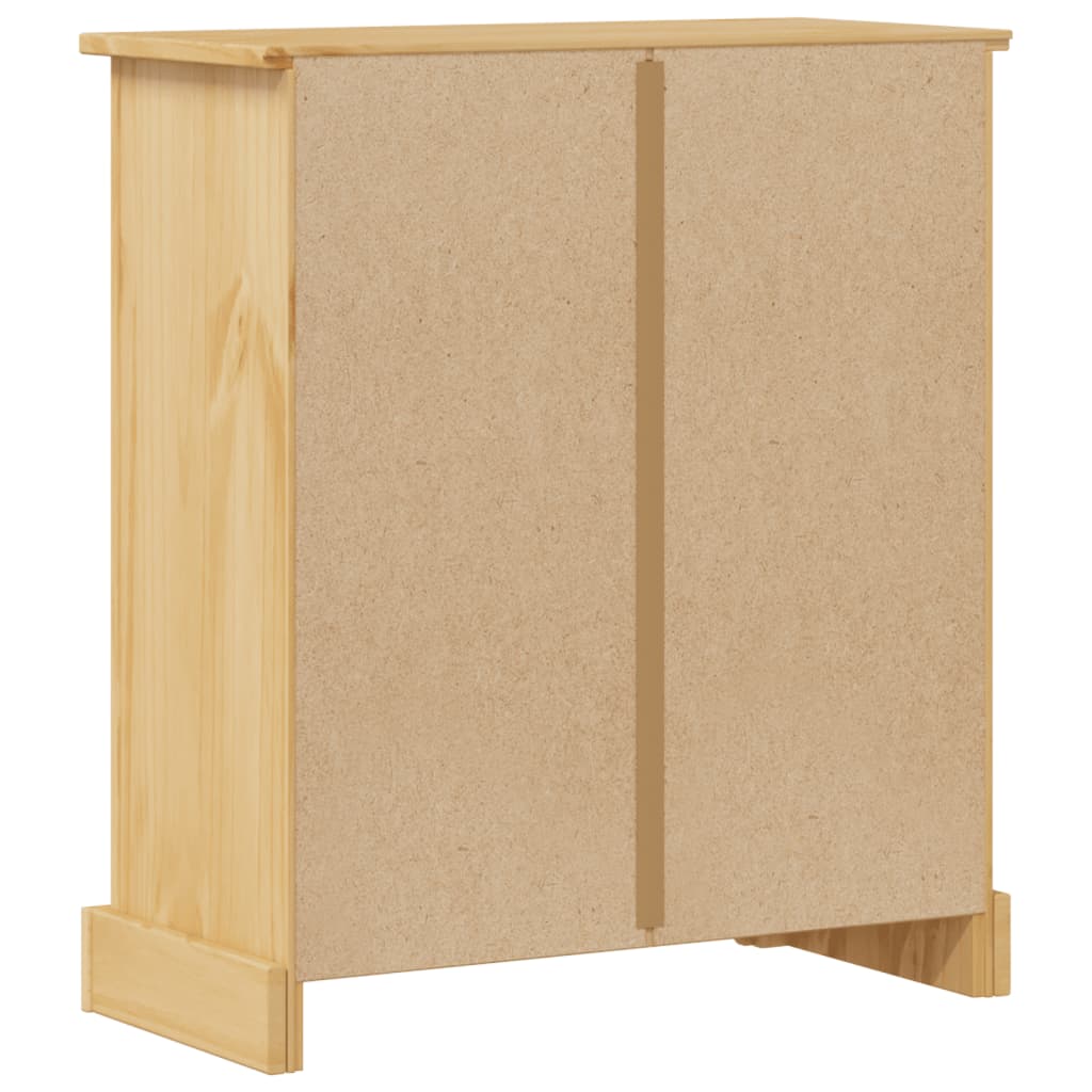 Bathroom Cabinet "Corona" 70x33x80 cm Solid Wood Pine