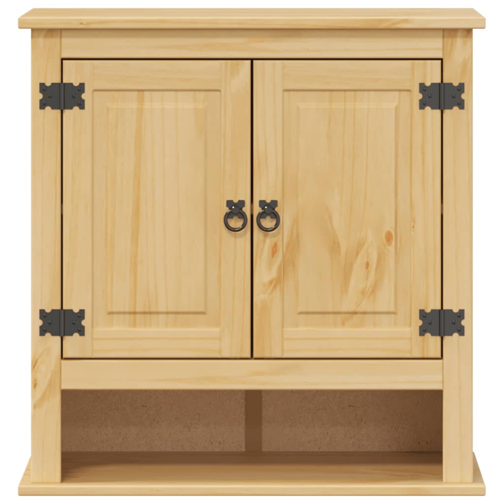 Bathroom Wall Cabinet "Corona" 70x33x71,5 cm Solid Wood Pine