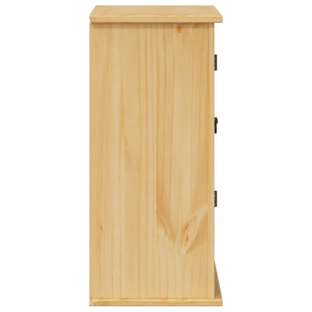Bathroom Wall Cabinet "Corona" 70x33x71,5 cm Solid Wood Pine