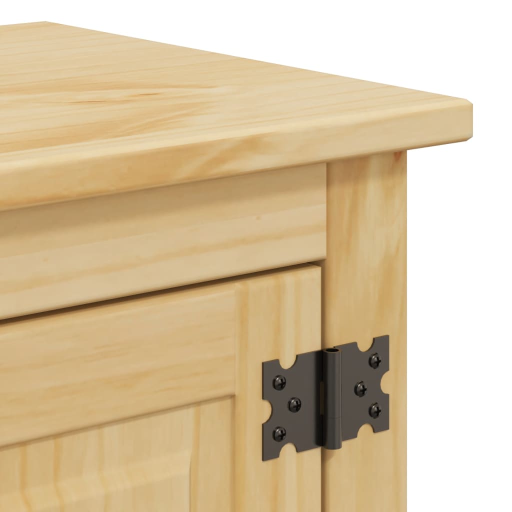 Bathroom Wall Cabinet "Corona" 70x33x71,5 cm Solid Wood Pine