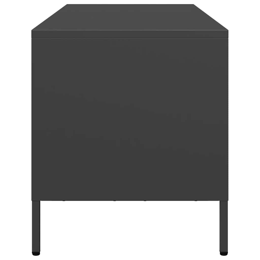 TV Cabinet Black 101,5x39x43,5 cm Cold-rolled Steel