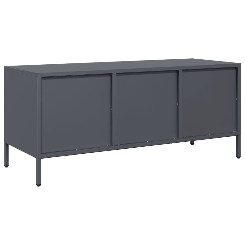 TV Cabinet Anthracite 101,5x39x43,5 cm Cold-rolled Steel