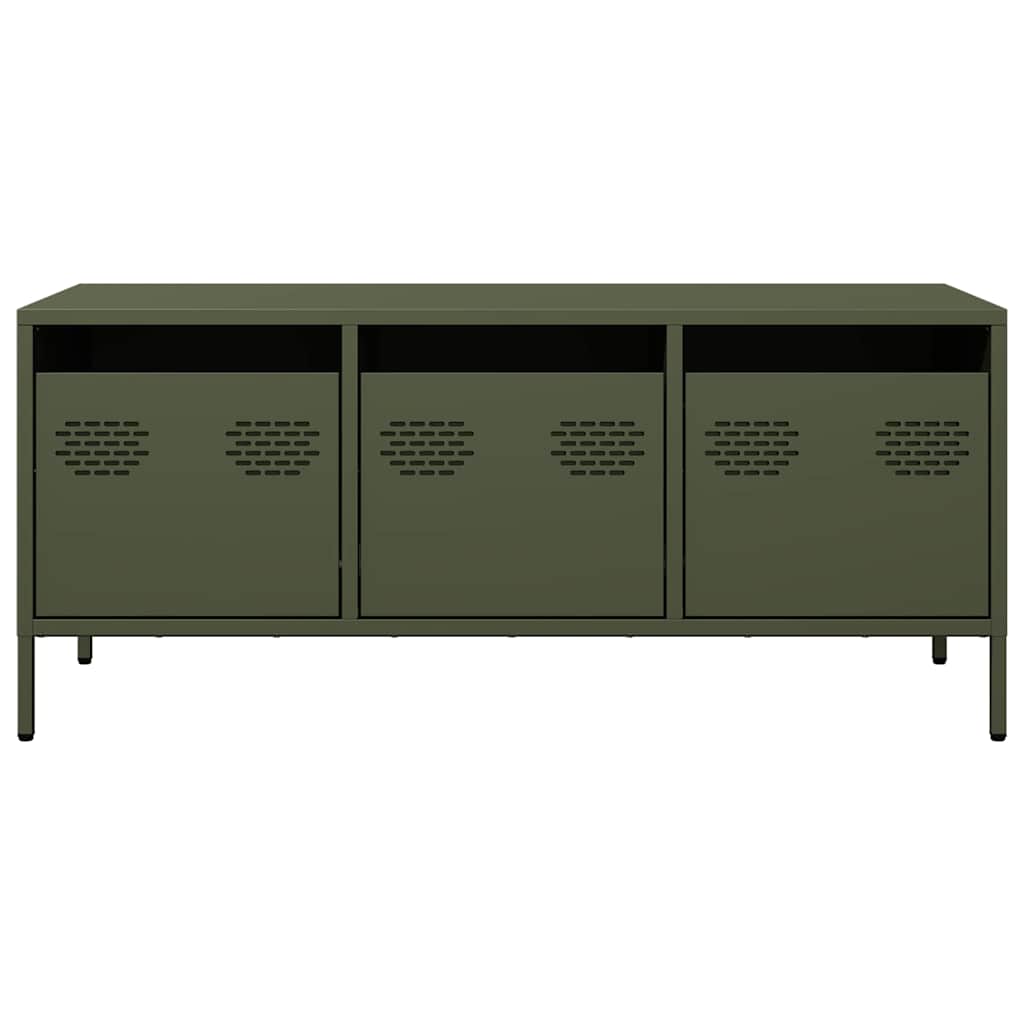TV Cabinet Olive Green 101.5x39x43.5 cm Cold-rolled Steel