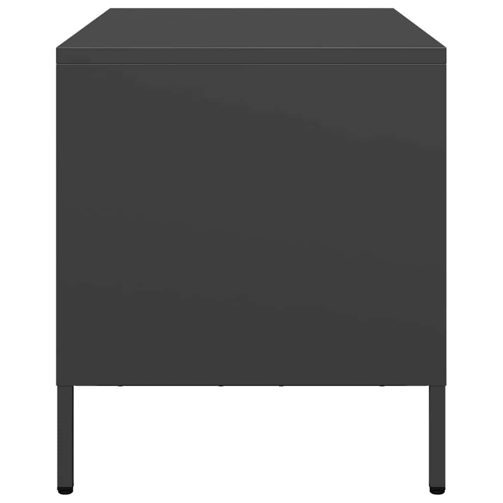 TV Cabinet Black 68x39x43,5 cm Cold-rolled Steel