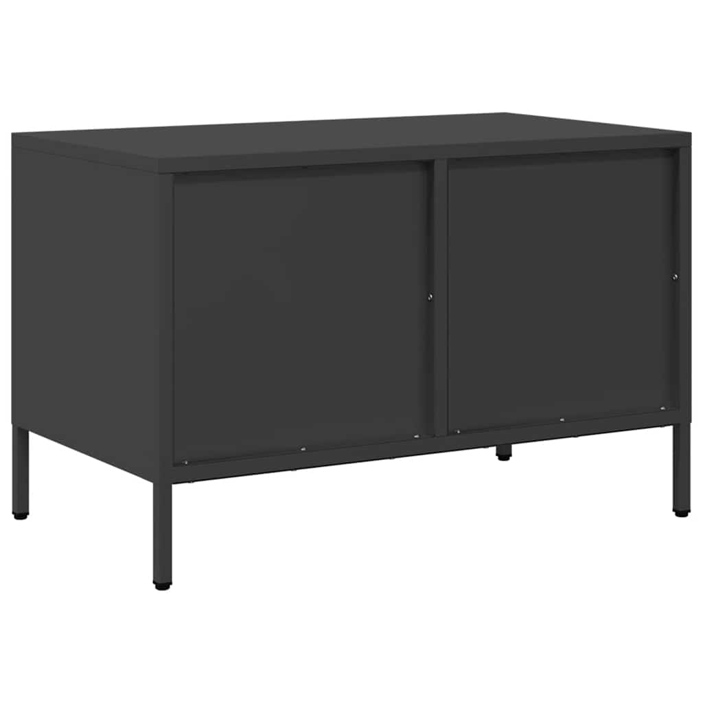 TV Cabinet Black 68x39x43,5 cm Cold-rolled Steel