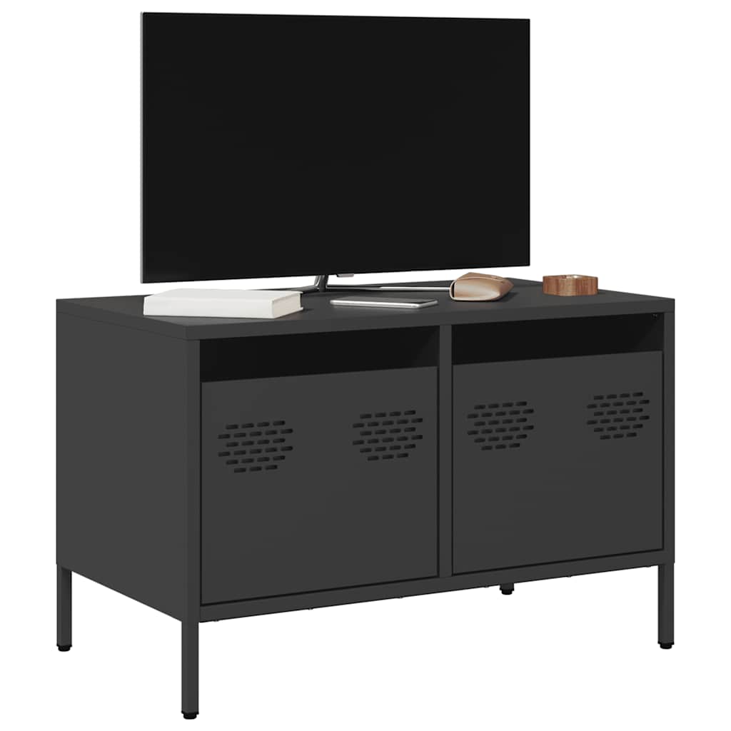 TV Cabinet Black 68x39x43,5 cm Cold-rolled Steel