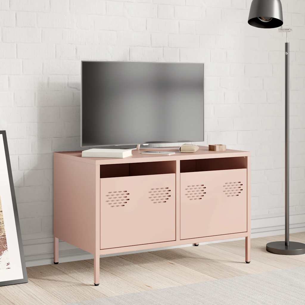 TV Cabinet Pink 68x39x43,5 cm Cold-rolled Steel
