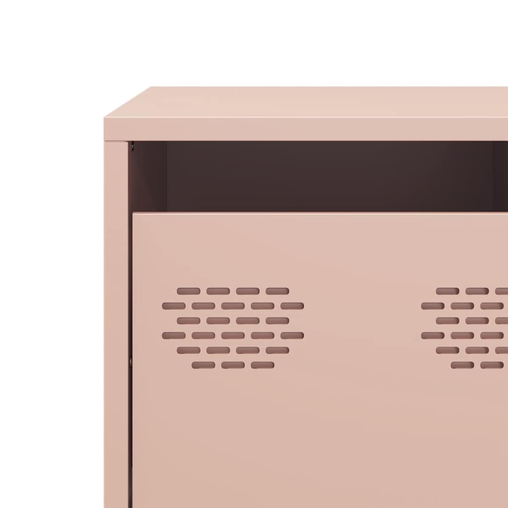 TV Cabinet Pink 68x39x43,5 cm Cold-rolled Steel