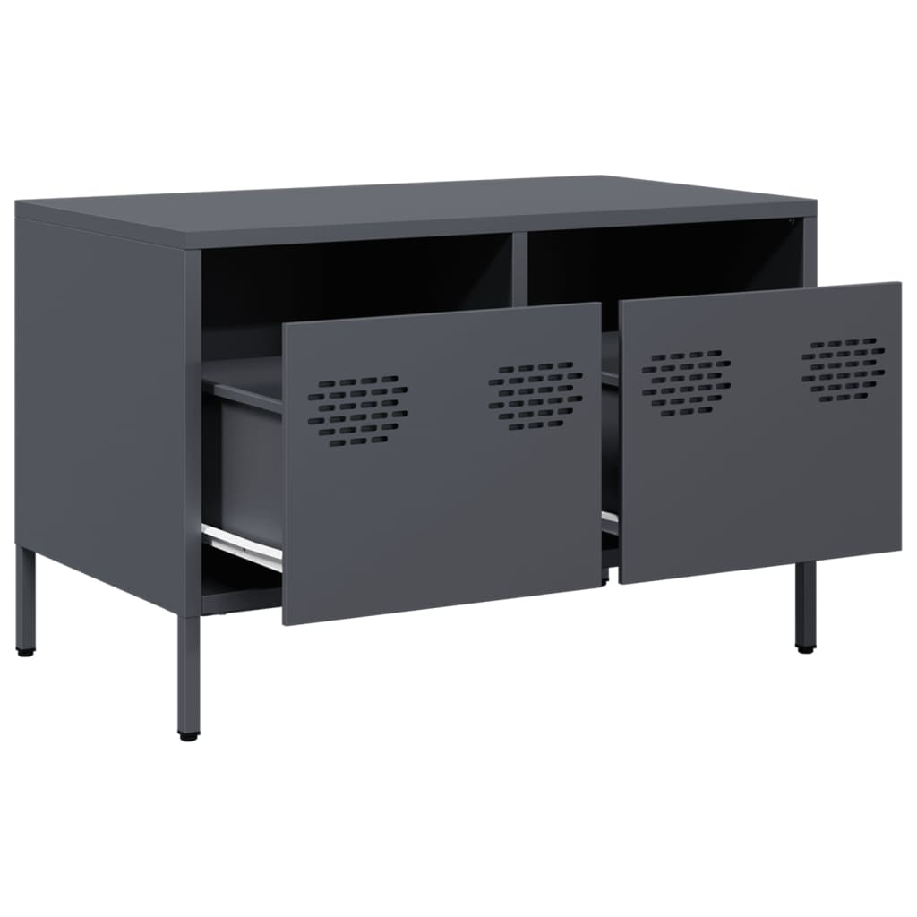 TV Cabinet Anthracite 68x39x43,5 cm Cold-rolled Steel