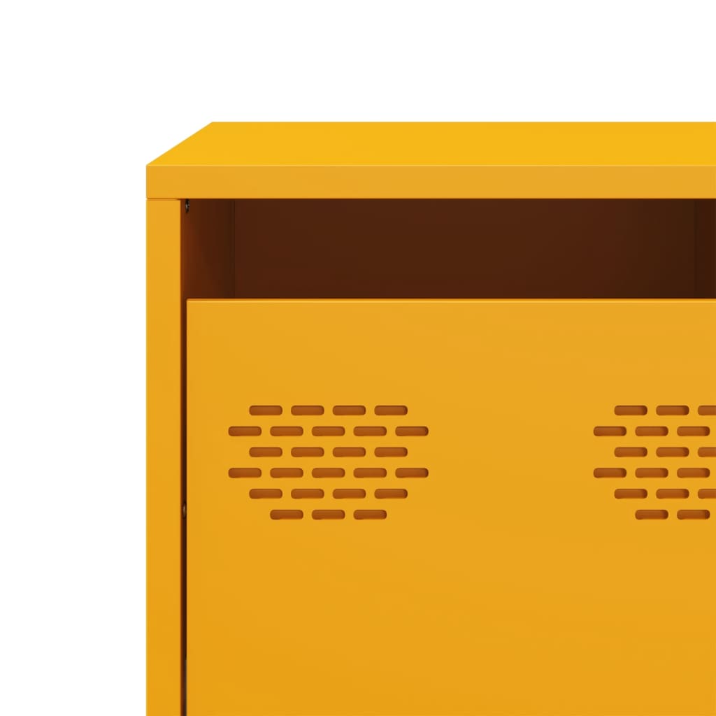 TV Cabinet Mustard Yellow 68x39x43,5 cm Cold-rolled Steel