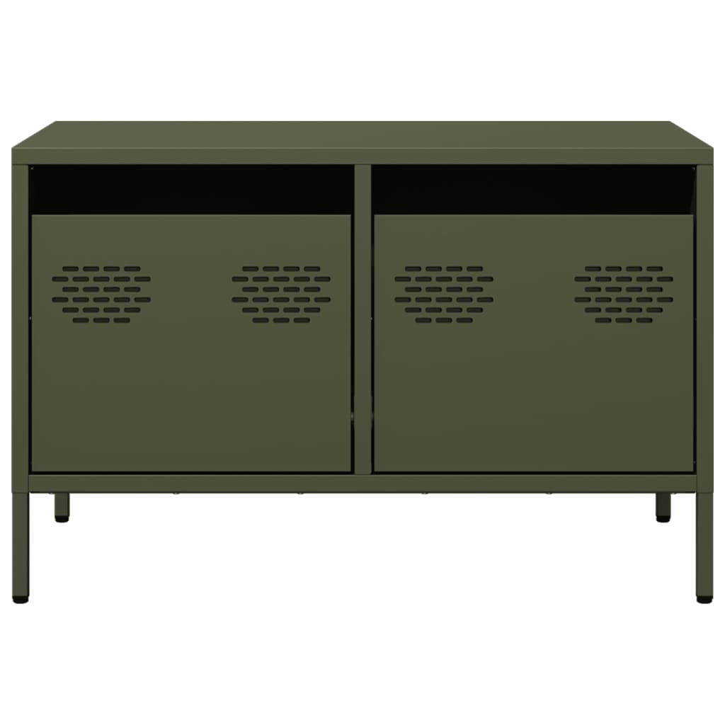 TV Cabinet Olive Green 68x39x43,5 cm Cold-rolled Steel