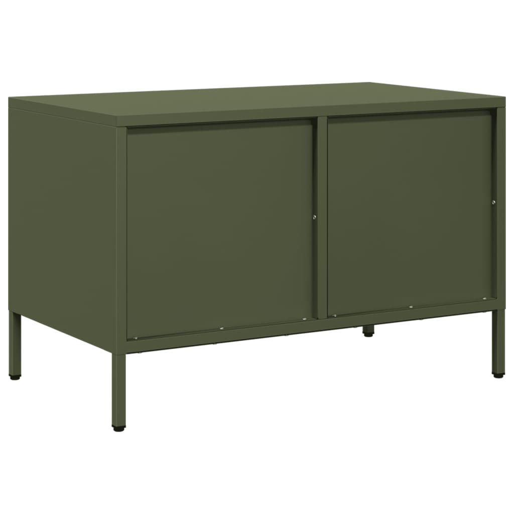 TV Cabinet Olive Green 68x39x43,5 cm Cold-rolled Steel