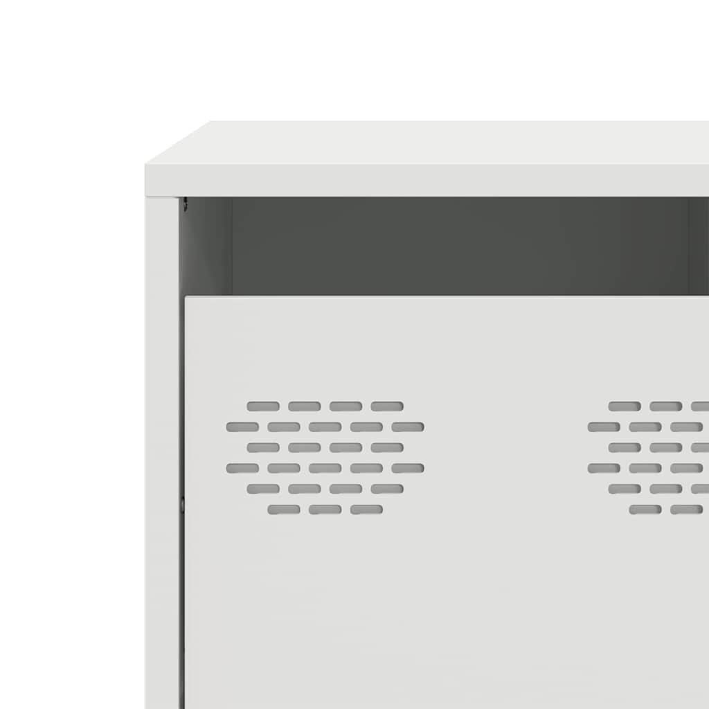 TV Cabinet White 68x39x43,5 cm Cold-rolled Steel