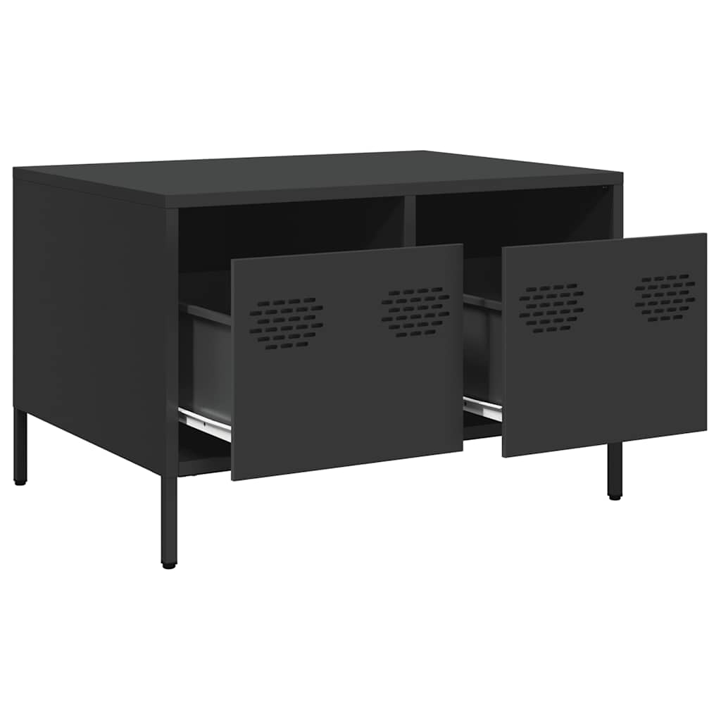 TV Cabinet Black 68x50x43,5 cm Cold-rolled Steel