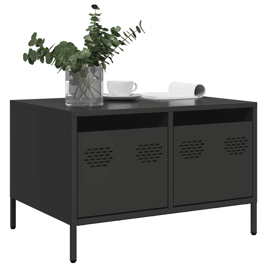 TV Cabinet Black 68x50x43,5 cm Cold-rolled Steel