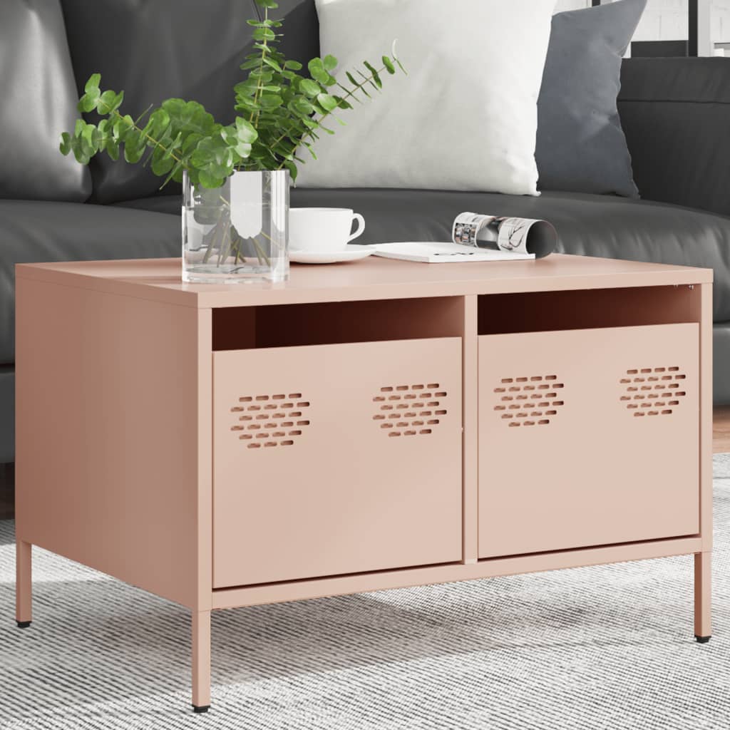 TV Cabinet Pink 68x50x43,5 cm Cold-rolled Steel