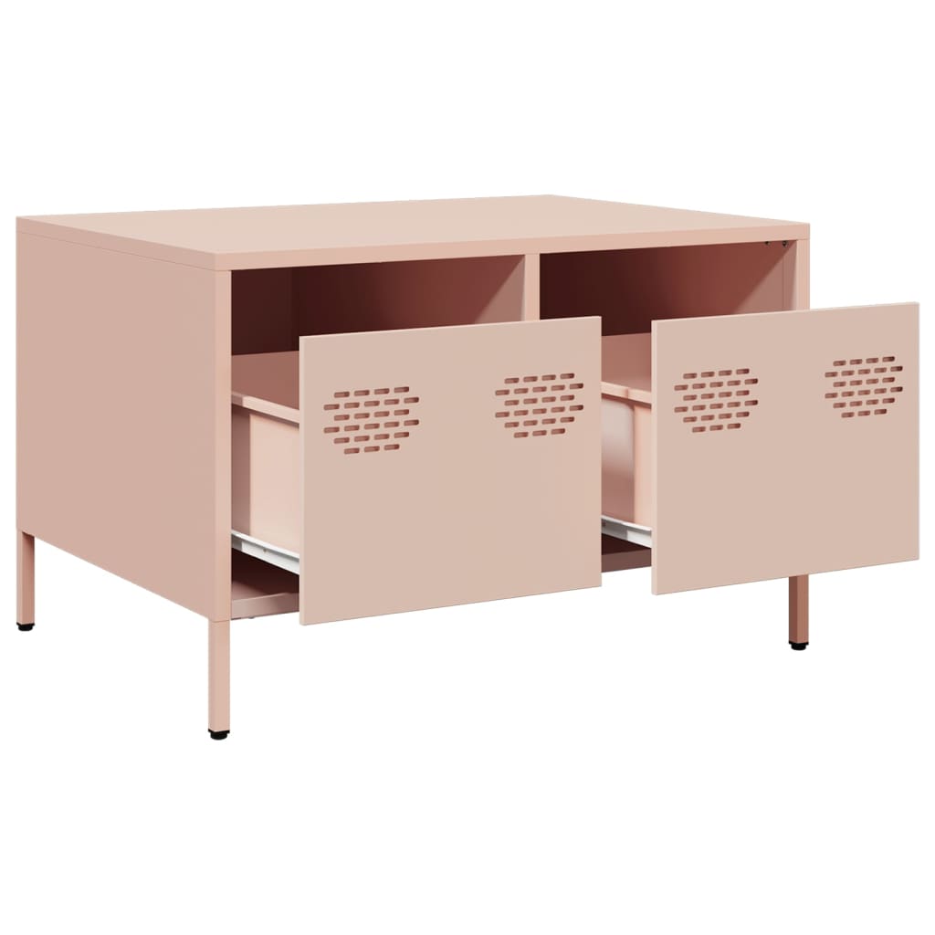 TV Cabinet Pink 68x50x43,5 cm Cold-rolled Steel