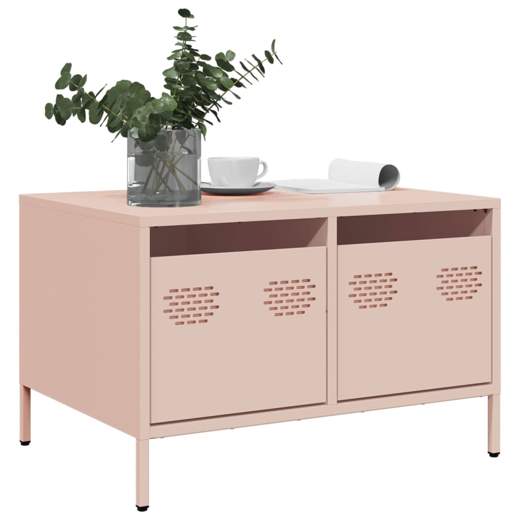 TV Cabinet Pink 68x50x43,5 cm Cold-rolled Steel