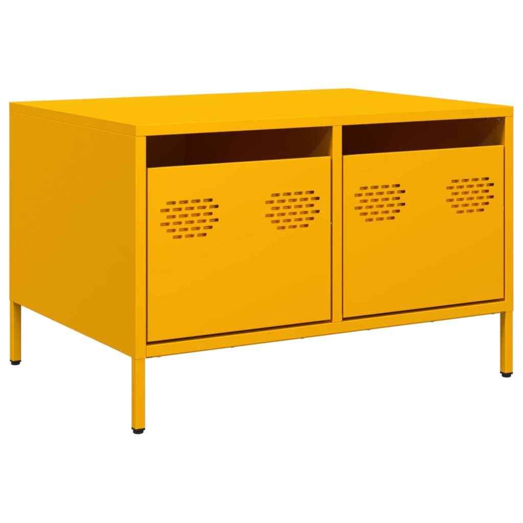 TV Cabinet Mustard Yellow 68x50x43,5 cm Cold-rolled Steel
