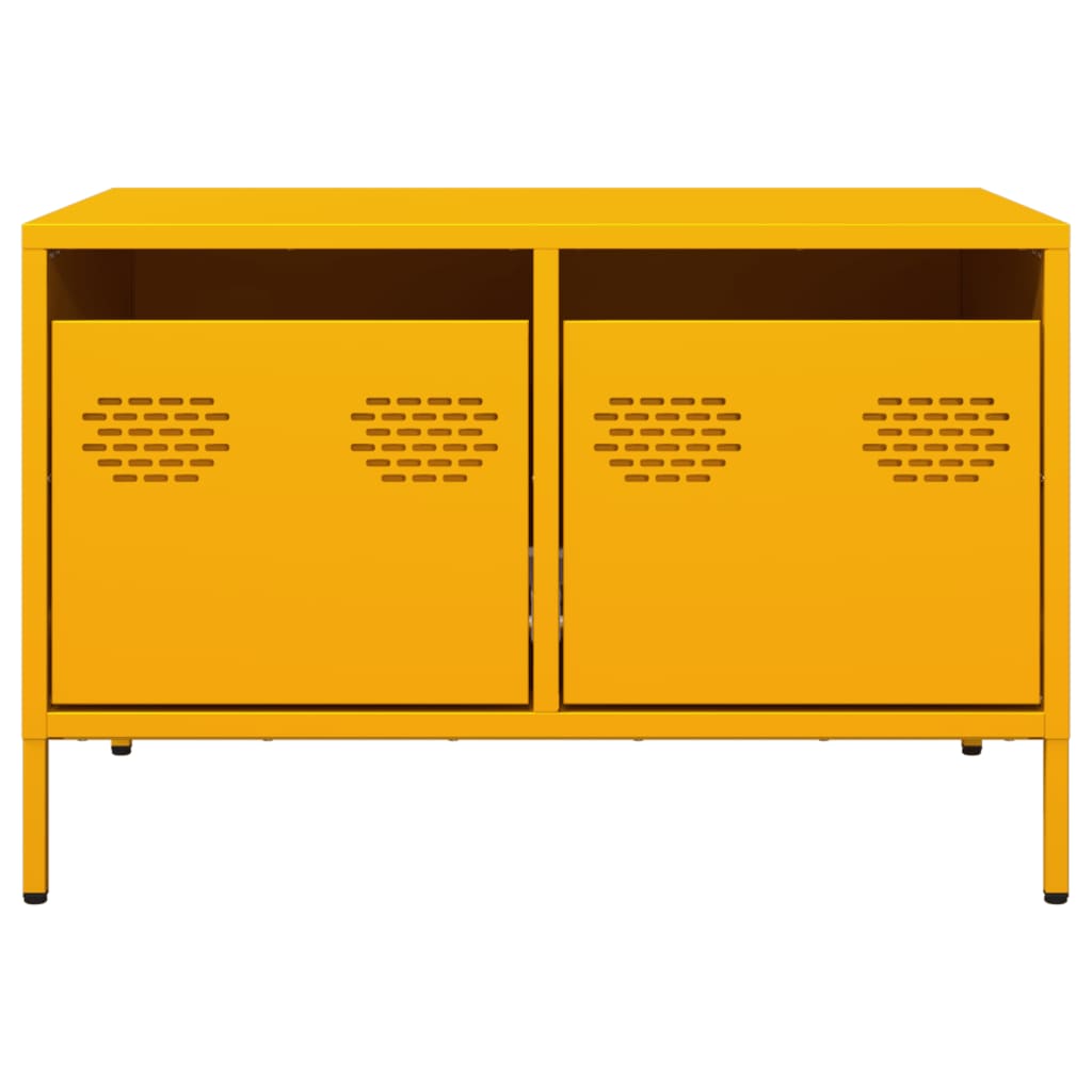 TV Cabinet Mustard Yellow 68x50x43,5 cm Cold-rolled Steel