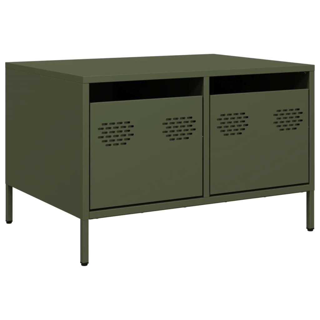 TV Cabinet Olive Green 68x50x43,5 cm Cold-rolled Steel