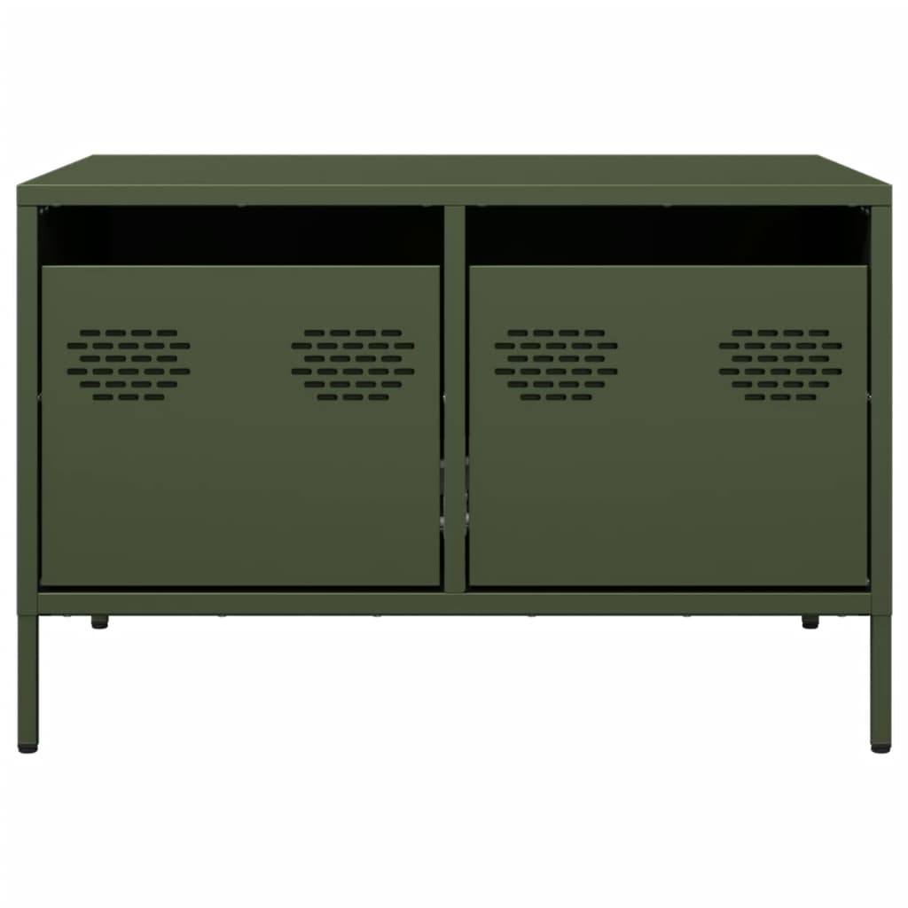 TV Cabinet Olive Green 68x50x43,5 cm Cold-rolled Steel