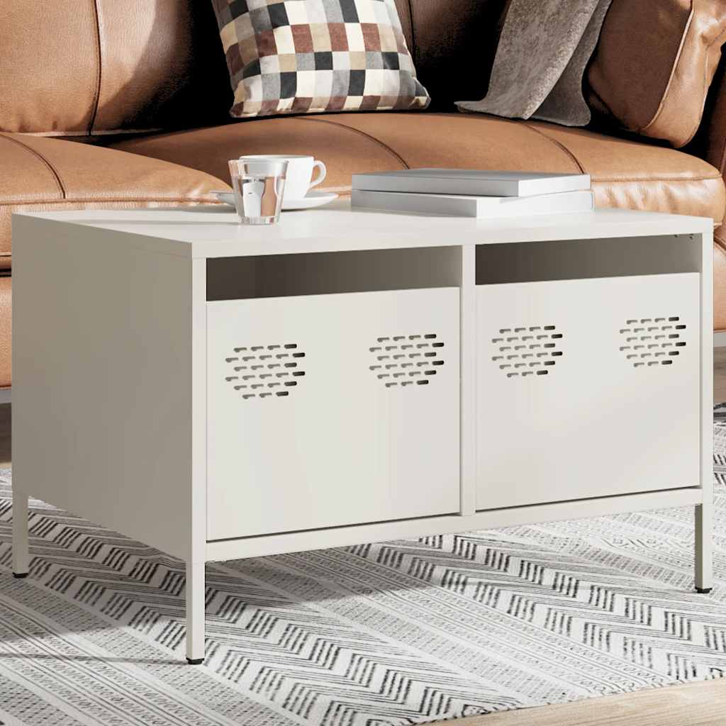 TV Cabinet White 68x50x43,5 cm Cold-rolled Steel