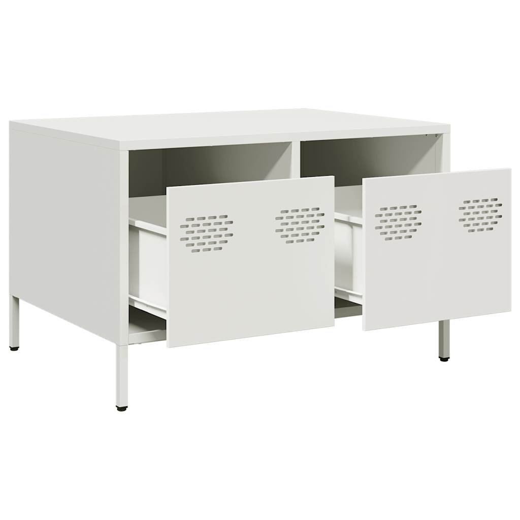 TV Cabinet White 68x50x43,5 cm Cold-rolled Steel
