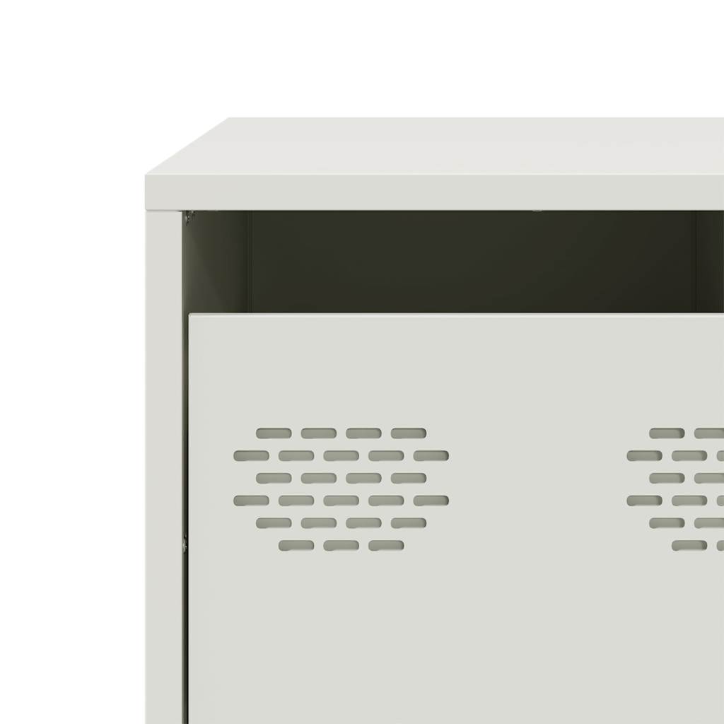 TV Cabinet White 68x50x43,5 cm Cold-rolled Steel