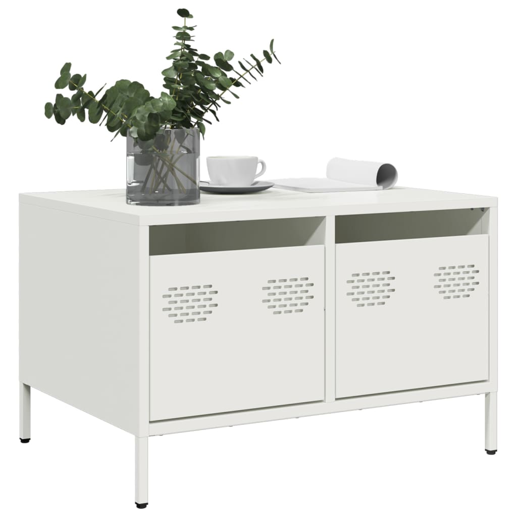 TV Cabinet White 68x50x43,5 cm Cold-rolled Steel