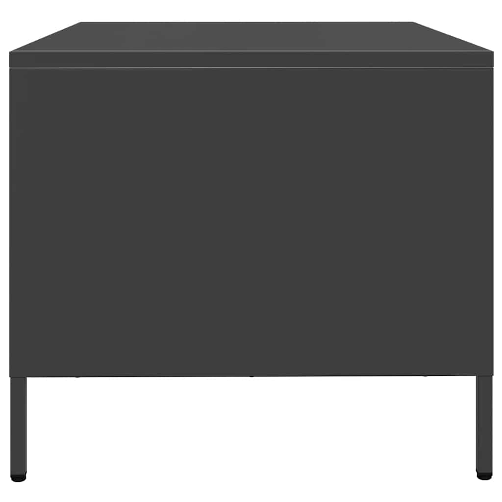 Coffee Table Black 101,5x50x43,5 cm Cold-rolled Steel