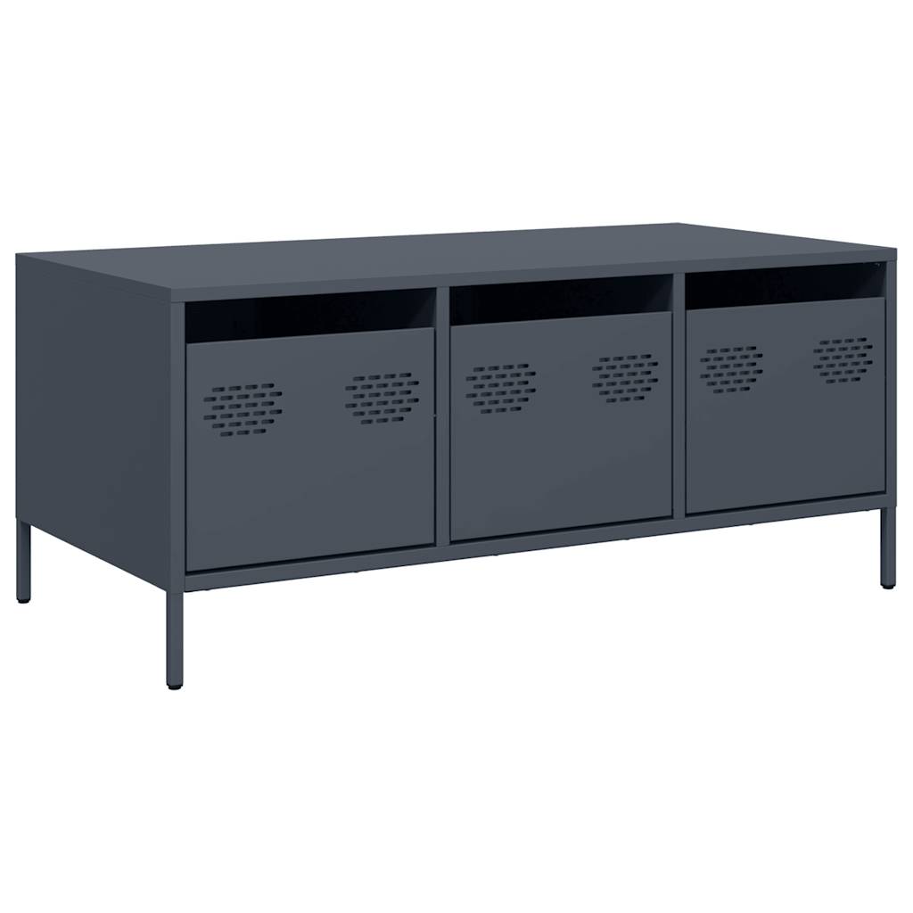 Coffee Table Anthracite 101,5x50x43,5 cm Cold-rolled Steel