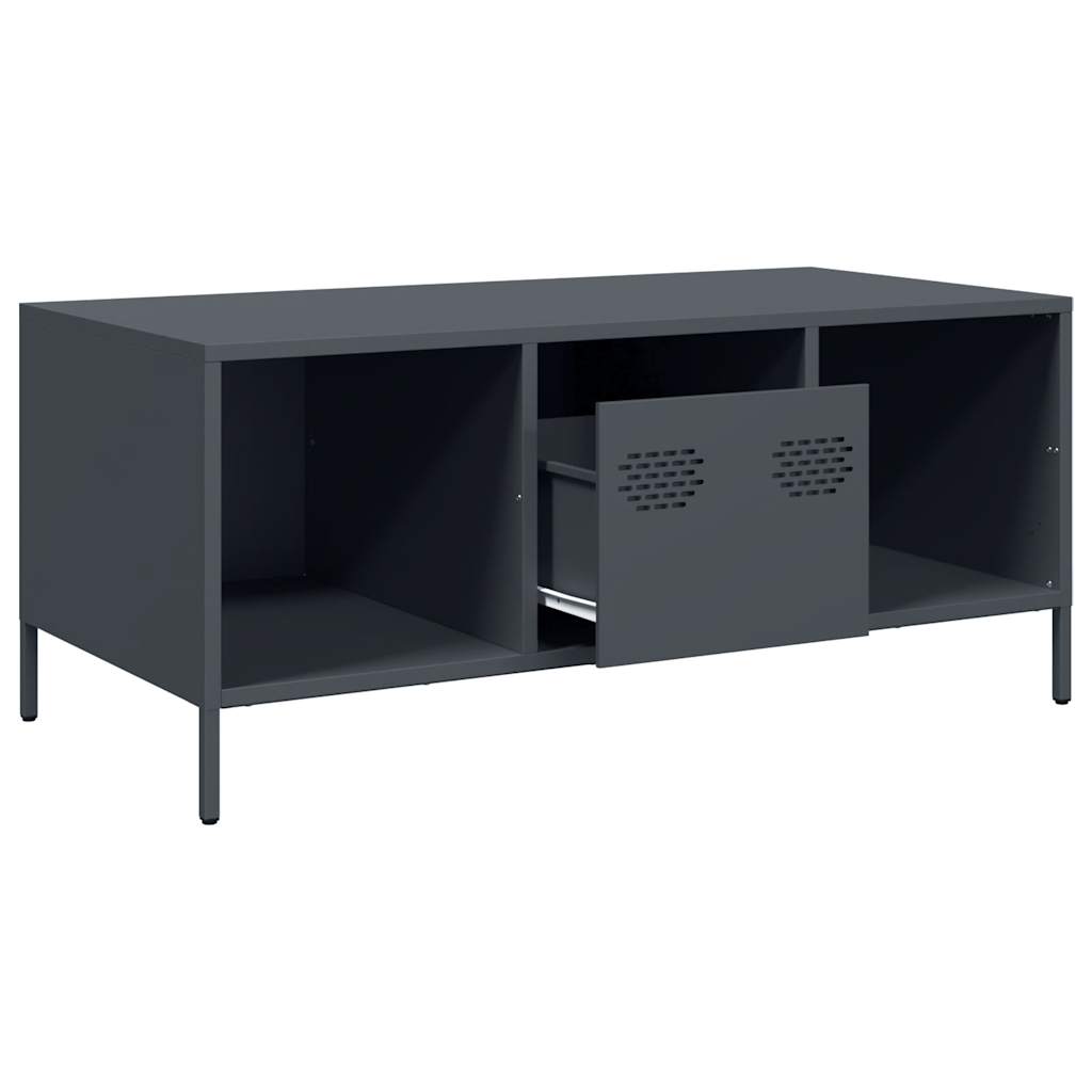 Coffee Table Anthracite 101,5x50x43,5 cm Cold-rolled Steel